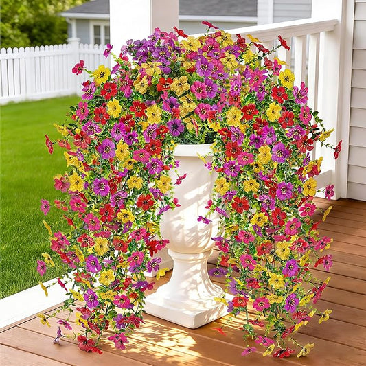 Der Rose Artificial Hanging Flower Basket