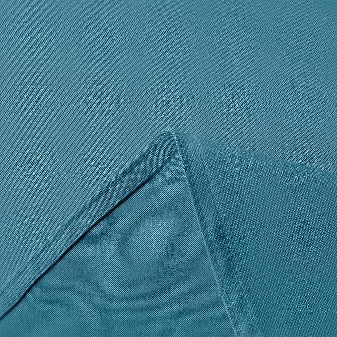sancua Rectangle Tablecloth - 60 x 120 Inch - Stain and Wrinkle Resistant Washable Polyester Table Cloth, Decorative Fabric Table Cover for Dining Tables, Buffet Parties and Camping, Teal