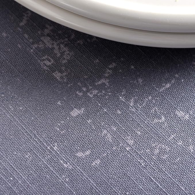 Maison d' Hermine Table Cloth Round Table 100% Cotton 69 Inches Fall Tablecloth Reusable Everyday Use for Thanksgiving Christmas Decorations Dining Farmhouse Party (Imperfection)