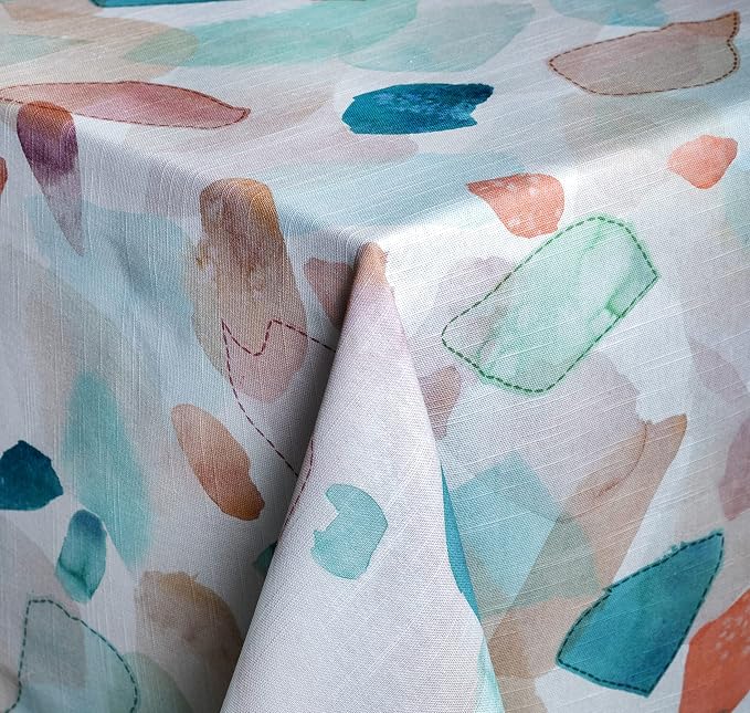 Maison d' Hermine Table Cloth Rectangle Table 100% Cotton 70 x 90 Inches Tablecloth Reusable Decorative for Dining Kitchen Room Farmhouse Party Home Hotel Restaurant Spring Summer - Summer Picnic