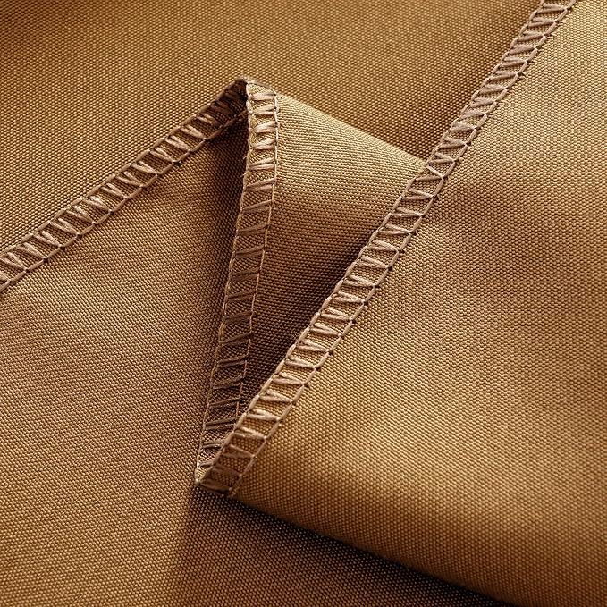 6-Pack 60x120 inch Coffee Table Cloths, Solid Stain and Wrinkle Resistant Oblong Tablecloth, Premium Plain Weave Polyester Fabric Rectangle Table Linen Covers for Hotel, Wedding
